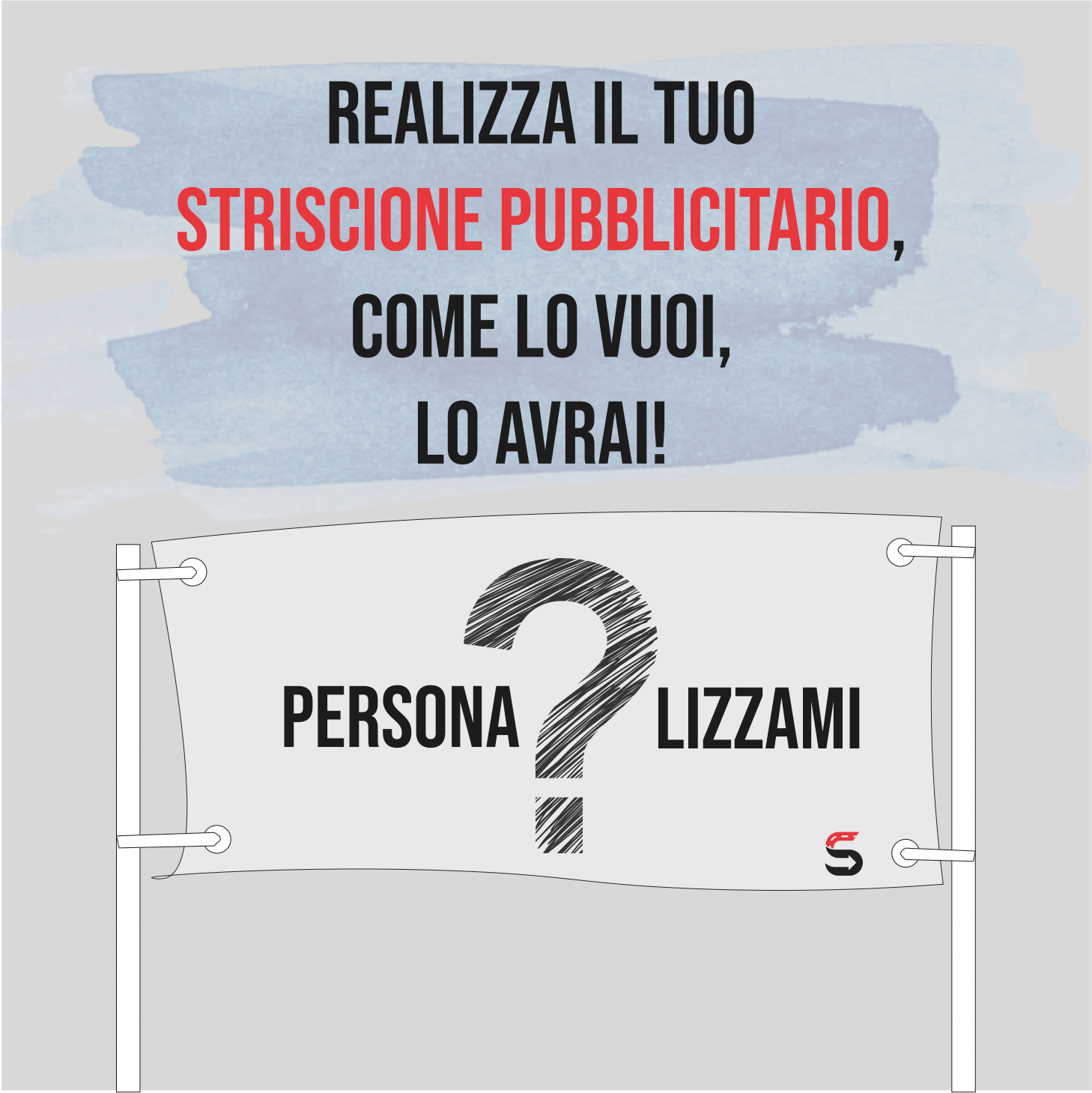striscione pubblicitario, banner pvc personalizzabile